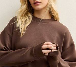 Ensemble de survêtement décontracté de luxe pour hommes doux coton polaire tenue deux pièces nouvelle mode femmes sweat surdimensionné - Product Image 5