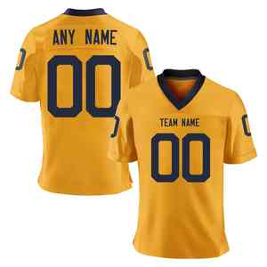 เสื้อฟุตบอลผ้าโพลีเอสเตอร์สำหรับทั้งชายและหญิงเสื้อฟุตบอลแบบปรับแต่งได้สำหรับผู้ใหญ่พร้อมพิมพ์ชื่อทีม - Product Image 3