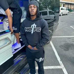 2025 New <b>Men's</b> Fashion Casual Tracksuits Outdoor Fitness Jogging Hooded Sets Sports Luxury Hoodie Drawstring Pants Suit <b>Clothing</b> - Product Image 2