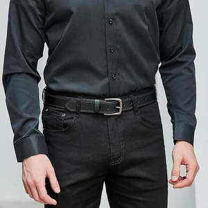 Ceintures en cuir véritable de haute qualité pour hommes, design réversible personnalisable, boucle rotative élégante, style fitness et gym pour un look moderne - Product Image 5