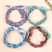 Pañuelo de Cuello Unisex de Algodón Hecho a Mano Craftjaipur, Estampado Floral, Estilo Bohemio Ligero, Étnico y Sostenible