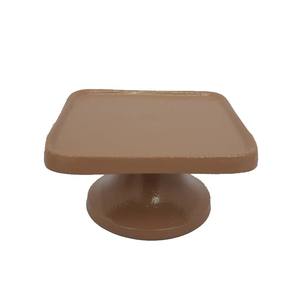 Vente chaude Unique Niveau Or-Fini En Métal Forme Carrée Gâteau Stand En Gros En Vrac pour Anniversaire Événement Fête Affichage Gâteau Outils - Product Image 4