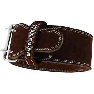 เข็มขัดหนังวัวแท้สำหรับผู้ชายและผู้หญิงอุปกรณ์ออกกำลังกาย100% กันลื่น - Product Image 4