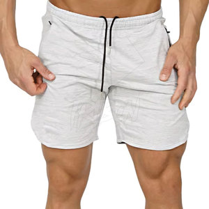 Pantalones Cortos Deportivos para Hombre, Diseño Moderno, Personalizados, Sólidos, Casuales, Ligeros, de Secado Rápido, Transpirables, de Poliéster/Algodón, Venta al Por Mayor - Product Image 3