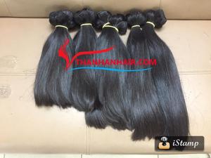 100% Remy Human Double Drawn Bone Straight Weft Hair Extensions Remy Hair <b>Bundles</b> Human Hair Extensions - Product Image 6