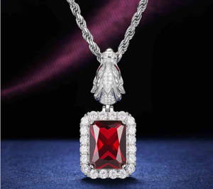 Charmes en diamant Moissanite VVS, or 925, argent, style hip-hop, taille princesse - Product Image 4