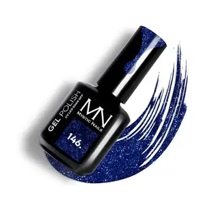 Vernis à gel UV LED-Fabriqué en EU-CPNP-Bleu-Vernis à gel 146 - Lagoon 12ml - Mystic Nails
