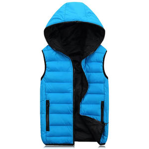 Conception Offre Spéciale vers le bas gilet Logo personnalisé sans manches Sport d'hiver hommes hiver vers le bas pas cher gilet grande taille gilets - Product Image 6
