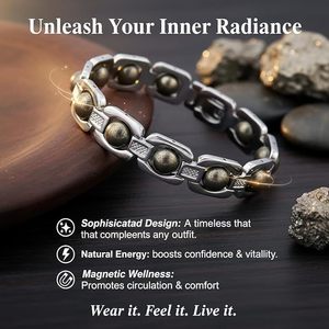 Pulsera de Piedras de Pirita Natural para Hombre y Mujer, Bola de Cristal Natural, Amuleto de Riqueza y Prosperidad, Regalo - Product Image 4