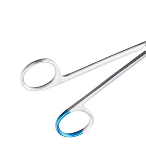 Juego de Tijeras Quirúrgicas con Mango Azul, Hoja de Acero Inoxidable Afilada, Certificación CE, 1 Año de Garantía para Hospital - Product Image 3