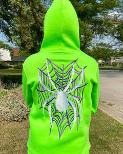 2025 haute qualité 100% coton broderie polaire hommes sweat à capuche zippé hiver lourd avec tailles de visage zippées disponibles - Product Image 6