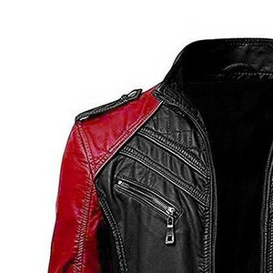 Veste en cuir véritable de qualité supérieure avec un design élégant coutures durables coupe confortable. pour une tenue décontractée ou formelle taille XS - Product Image 2