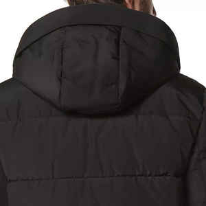 OEM al por mayor de alta calidad de los hombres 6XL chaqueta acolchada de invierno personalizado impreso lienzo capucha Logo estilo de calle con bolsillo - Product Image 6