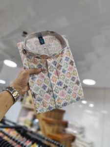 À la mode attrayant le plus tendance fantaisie vêtements ethniques pure viscose rayonne poulet broderie hommes kurta - Product Image 3