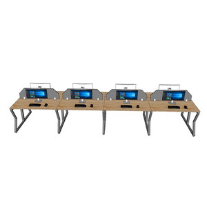 Mesa Moderna de 8 Plazas, 480x120cm, Madera de Caucho con Patas de Hierro, MConcept HBMC036 - Product Image 2