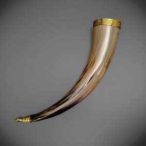 Fabricante Luxe Home Decor Pulido Cuerno de vaca africano Diseño Cerveza Tazas para beber Cuerno de búfalo natural Tazas koi - Product Image 2