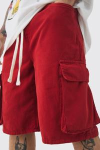 Pantalones cortos de forro polar de algodón 100% OEM/ODM para hombre con bolsillos de carga laterales, pantalones cortos ligeros con logotipo bordado personalizado - Product Image 2