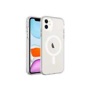 Coque arrière rigide en PC transparent givré compatible MagSafe Sickossi C-Pro Series pour iPhone 11 Plus - Product Image 1