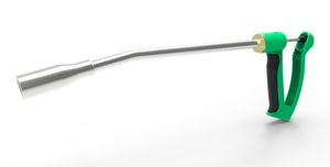 Pistolet à bille Pistolet à bolus pour bétail ou applicateur à bille Poignée à revêtement de couleur incurvée Les instruments vétérinaires sont disponibles - Product Image 5
