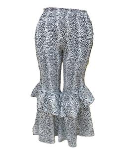 กางเกงผ้าชีฟองมีขอบพิมพ์ลายสำหรับผู้หญิงกางเกงสม็อกแบบออกแบบได้ตามต้องการ - Product Image 1