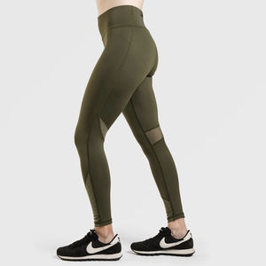Leggings de sport taille haute en gros, sans couture, effet push-up, pantalon de yoga fitness avec logo personnalisé, fabriqué en soie, vêtements de sport pour femmes - Product Image 5