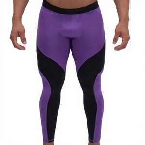 2024 1 pieza Yoga Fitness Gym Leggings hombres ropa alta calidad impresión personalizada peso ligero hombres Leggings - Product Image 1