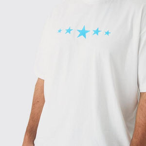 Camiseta Blanca de Cuello Redondo, Personalizada, de Lujo, Talla Grande, 220 g/m², de Poliéster/Algodón, Calidad Premium, Transpirable y de Secado Rápido - Product Image 5