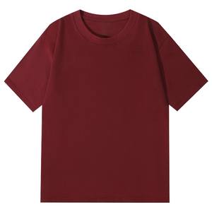 Bangladesh China Factory Price Men's 260g Heavyweight Cotton Short Sleeve T Shirt Drop Shoulder Loose Fit <b>Travel</b> Wear T Shirt - Product Image 4