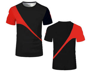 Camiseta de estilo hip hop callejero a la moda para hombre con logotipo estampado DIY - Product Image 1