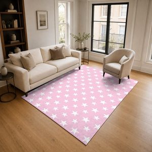 Tapis de salon en chenille antidérapant, motif designer imprimé numériquement, rose prune, lavable en machine, vente en gros RUGS DEPOT LXDP-0040 - Product Image 2