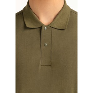 Polo Oxford Homme Coupe Droite Brodé Uni Manches Courtes Confort Estival Tricoté Haute Élasticité XL-6XL - Product Image 2