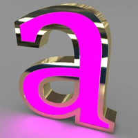 Letrero de letras de luz con logotipo 3D, letras de canal retroiluminadas decorativas Led, fuente de luz de neón para decoración de edificios, fuente de alimentación CC