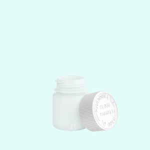 ขวดน้ำเชื่อมสี่เหลี่ยม HDPE 30มล. พร้อมฝา CR สีขาวราคาไม่แพงจาก M0778ผู้ผลิตจากเวียดนาม - Product Image 1