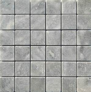 Square Light Grey Marble <b>Mosaic</b> Tile Matte Surface Water Resistant Eco-Friendly 8mm Thick 5 Year Warranty Modern Interior Wall - Product Image 2