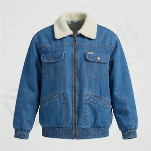 Veste en jean pour femme d'hiver, respirante, en coton écologique, style décontracté, qualité supérieure, jean court, manches longues, couleur personnalisée - Product Image 1