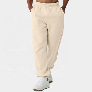 Pantalon de jogging décontracté de qualité supérieure personnalisé, coupe sport, uni, avec poche, en molleton de coton lourd, en élasthanne, pour homme - Product Image 1