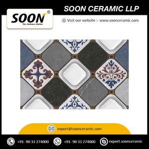 Azulejos de Cerámica para Pared Más Vendidos, 300x300mm, Diseño Rústico, Antideslizantes, para Uso Exterior, Precio - Product Image 2