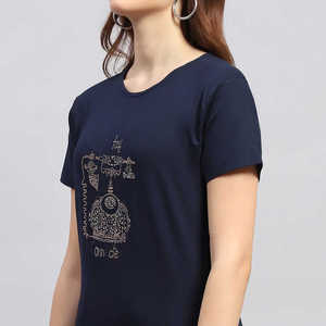 เสื้อยืดผู้หญิงแขนสั้นพิมพ์ลายดีทีจีแฟชั่นลำลอง - Product Image 6