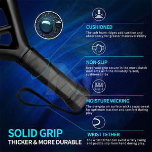 Raquettes de padel de conception professionnelle Offre Spéciale Services d'OEM du nylon 12K de fibre de carbone faits sur commande de haute qualité offerts - Product Image 3