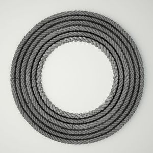 Espejo hecho a mano de cuerda trenzada de último diseño para fines decorativos interiores disponible en forma y tamaño personalizados - Product Image 5