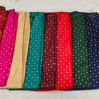 Tissu Jacquard Brocart en Soie Tricotée Bio de Luxe, Haute Qualité, Écologique, Poids Moyen, pour Robes de Mariée, Tapisserie et Artisanat