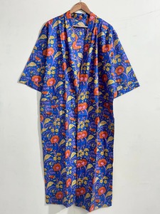 Bata de Dama de Honor con Estampado de Bloques, Bata Kimono de Algodón, Ropa de Dormir de Verano, Talla Única, Regalo al por Mayor para Invitados, Bata Boho - Product Image 2