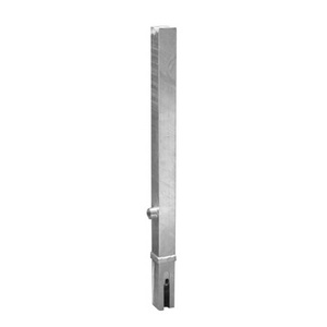Palo di barriera -QUADRI- rimovibile con chiave triangolare, 900 mm sopra il suolo - Product Image 2