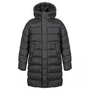 Veste d'hiver pour homme, manteau long et épais, style décontracté, mode plein air, avec capuche, noir, sport - Product Image 1