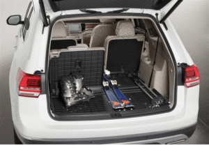 Cubiertas de Carga para Volkswagen Atlas 2020-2025, Forro de Maletero con Cubierta Extendida para Respaldo de Asiento, PP Plano (3CN-061-161-A) - Product Image 1