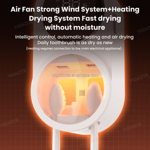 <span class=keywords><strong>Sterilizzatore</strong></span> per Spazzolini da Denti <span class=keywords><strong>UV</strong></span> Versione Aggiornata, Montaggio a Parete, Ricaricabile, con Asciugatura ad Aria - Product Image 5
