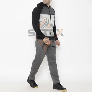 Conjunto de Sudadera con Capucha y Pantalones Deportivos Personalizados al por Mayor, Traje Deportivo Ligero, Liso, Holgado, de Algodón, Informal para Hombre, Ecológico - Product Image 6