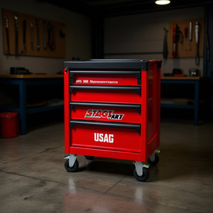 Armoire à outils Usag Start Roller avec assortiment de maintenance de 495 MB et kit d'outils de 156 pièces - Product Image 3