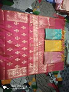 Banarasi Silk Dupatta élégant avec des motifs de tissage Zari disponibles en plusieurs nuances pour les tenues de fête et d'occasion spéciale - Product Image 5