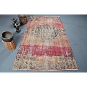 พรมสไตล์ตุรกีโบราณขนาด4.5x8ฟุตพรมปูพื้นขนสัตว์ผืนใหญ่สำหรับโถงทางเดินทรงสี่เหลี่ยมผืนผ้าใหม่! สำหรับห้องนอน - Product Image 1